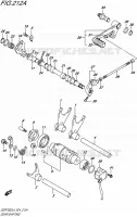 ENSEMBLE SELECTEUR DE VITESSES pour Suzuki GSR 750 2014