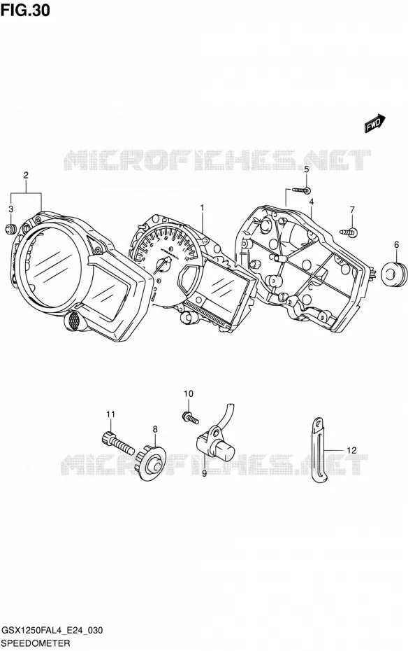 COMPTEUR Suzuki MOTO 1250 GSX-F 2014  GSX1250FA L4 (E24)