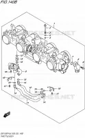 CORPS DE PAPILLON (GSX1250FAL6 E33) pour Suzuki GSX-F 1250 2016