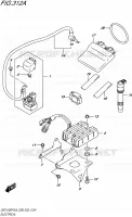 PARTIE ELECTRIQUE (GSX1250FAL6 E28) pour Suzuki GSX-F 1250 2016
