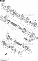 TRANSMISSION pour Suzuki HAYABUSA 1300 2014