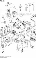 FAISCEAU ELECTRIQUE (GSX1300RAL4 E03) pour Suzuki HAYABUSA 1300 2014