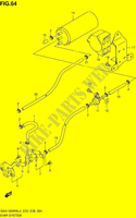 SYSTÈME DE RECYCLAGE VAPEURS CARBURANT (GSX1300RAL4 E33) pour Suzuki HAYABUSA 1300 2014