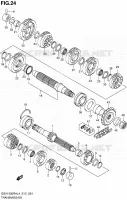 TRANSMISSION pour Suzuki HAYABUSA 1300 2014