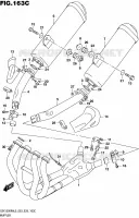 SILENCIEUX (GSX1300RAL5 E33) pour Suzuki HAYABUSA 1300 2015