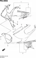 FLANCS DE CARENAGES pour Suzuki HAYABUSA 1300 2015