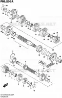 TRANSMISSION pour Suzuki HAYABUSA 1300 2015