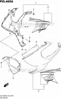 FLANCS DE CARENAGES pour Suzuki HAYABUSA 1300 2016