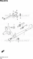 BEQUILLE (GSX1300RAL5 E02) pour Suzuki HAYABUSA 1300 2015