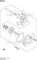 POMPE A EAU pour Suzuki GSX-R 1000 2013