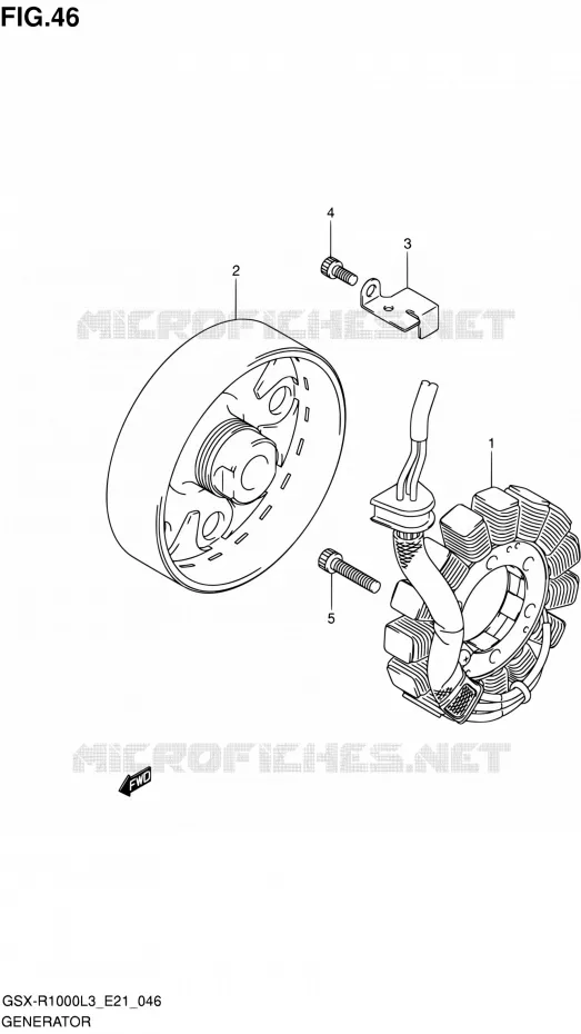 ALTERNATEUR Suzuki MOTO 1000 GSX-R 2013  GSX-R1000 L3/GSX-R1000Z L3 (E24)