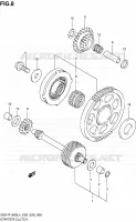 ROUE LIBRE DE DEMARREUR pour Suzuki GSX-R 1000 2014