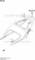 CARENAGES ARRIERE  (MODELE K4) pour Suzuki GSX-R 600 2004