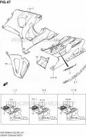 CARENAGES INFERIEUR (FLANCS) (MODELE K4) pour Suzuki GSX-R 600 2004