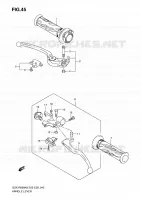 ENSEMBLE LEVIERS   POIGNEES pour Suzuki GSX-R 600 2010