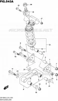 BIELLETTE D'AMORTISSEUR pour Suzuki GSX-R 600 2015