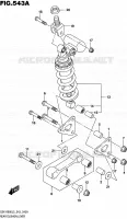 BIELLETTE D'AMORTISSEUR pour Suzuki GSX-R 600 2015