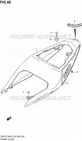 CARENAGES ARRIERE  (MODELE K4) pour Suzuki GSX-R 750 2004