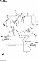 FLANCS DE CARENAGES pour Suzuki GSX-R 750 2014