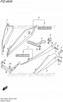 CARENAGES INFERIEUR (FLANCS) pour Suzuki GSX-S 1000 2016