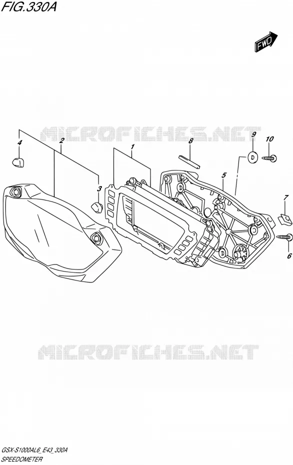 COMPTEUR Suzuki MOTO 1000 GSX-S 2016  GSX-S1000A L6 (E43)