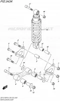 BIELLETTE D'AMORTISSEUR pour Suzuki GSX-S 1000 2016
