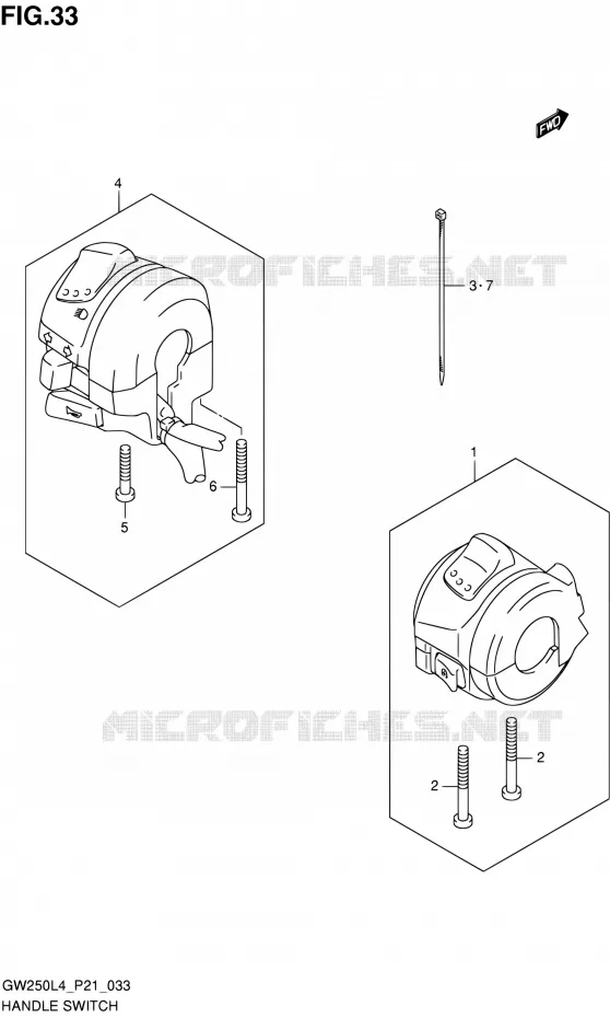 COMMODOS Suzuki MOTO 250 INAZUMA 2014  GW250 L4 (P21)
