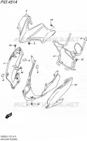 BOL DE PHARE (GW250L5 P33) pour Suzuki INAZUMA 250 2015