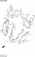 BOL DE PHARE (GW250ZL5 P21) pour Suzuki INAZUMA 250 2015