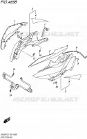 FLANCS DE CARENAGES (FOR AGQ) pour Suzuki INAZUMA 250 2015