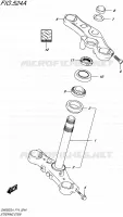 COLONNE DE DIRECTION pour Suzuki INAZUMA 250 2014