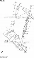 COLONNE DE DIRECTION pour Suzuki GZ 150 2014