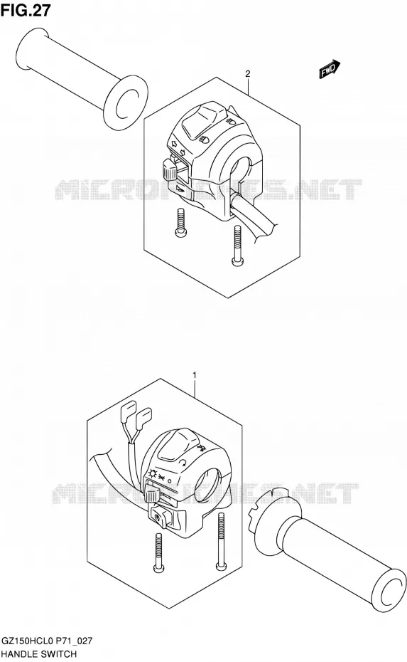 COMMODOS Suzuki MOTO 150 GZ 2010  GZ150HC L0 (P71)