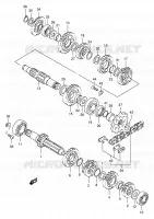 TRANSMISSION pour Suzuki RM 250 2000