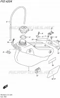 RESERVOIR D'ESSENCE pour Suzuki RM-Z 450 2015