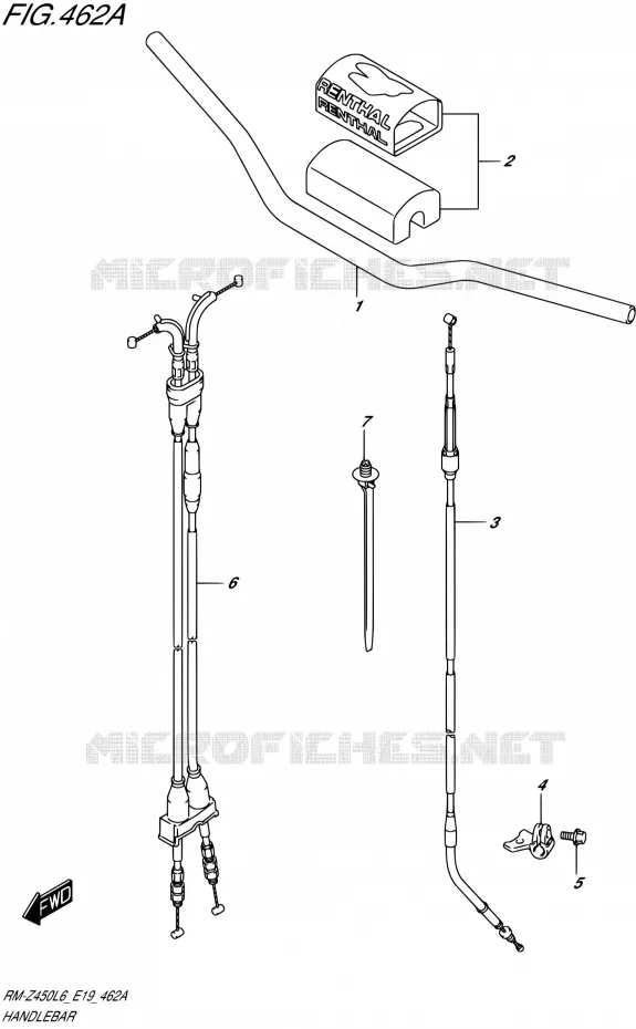 GUIDON Suzuki MOTO 450 RM-Z 2016  RM-Z450 L6 (E19)
