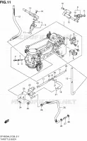 CORPS DE PAPILLON pour Suzuki GLADIUS 650 2012