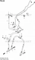 DURITE DE FREIN AVANT pour Suzuki GLADIUS 650 2012
