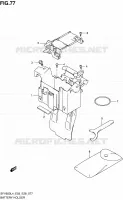 BAC A BATTERIE   OUTILS (SFV650L4 E33) pour Suzuki GLADIUS 650 2014