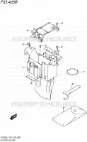 BAC A BATTERIE   OUTILS (SFV650L5 E28) pour Suzuki GLADIUS 650 2015