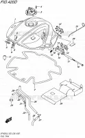 RESERVOIR D'ESSENCE (SFV650AL5 E28) pour Suzuki GLADIUS 650 2015