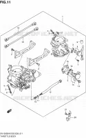 CORPS DE PAPILLON pour Suzuki SV-S 1000 2007