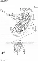 ROUE AVANT pour Suzuki TU 250 2016