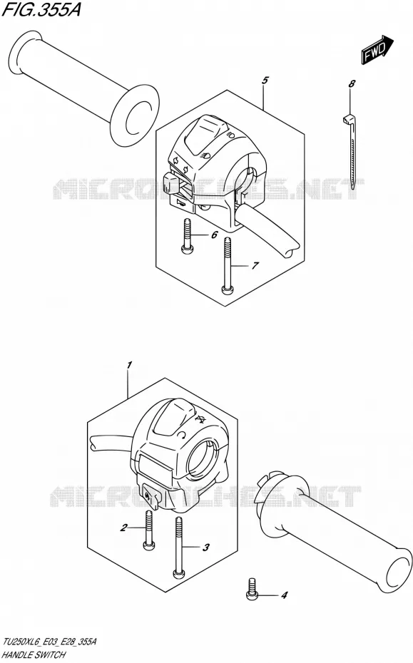 COMMODOS Suzuki MOTO 250 TU 2016  TU250X L6 (E03,E28,E33)