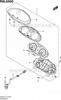 COMPTEUR (UH200L5 P34) pour Suzuki BURGMAN 200 2015
