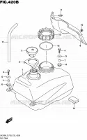 RESERVOIR D'ESSENCE (UH200AL5 P33) pour Suzuki BURGMAN 200 2015