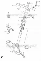 TE DE FOURCHE pour Suzuki INTRUDER 125 2007