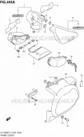 CARENAGES ARRIERE pour Suzuki INTRUDER 1500 2014