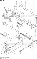 ENSEMBLE SELECTEUR DE VITESSES pour Suzuki INTRUDER 1500 2014