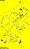 ENSEMBLE FEU ARRIERE (WITH SIDE REFLECTOR) pour Suzuki INTRUDER 1500 2014